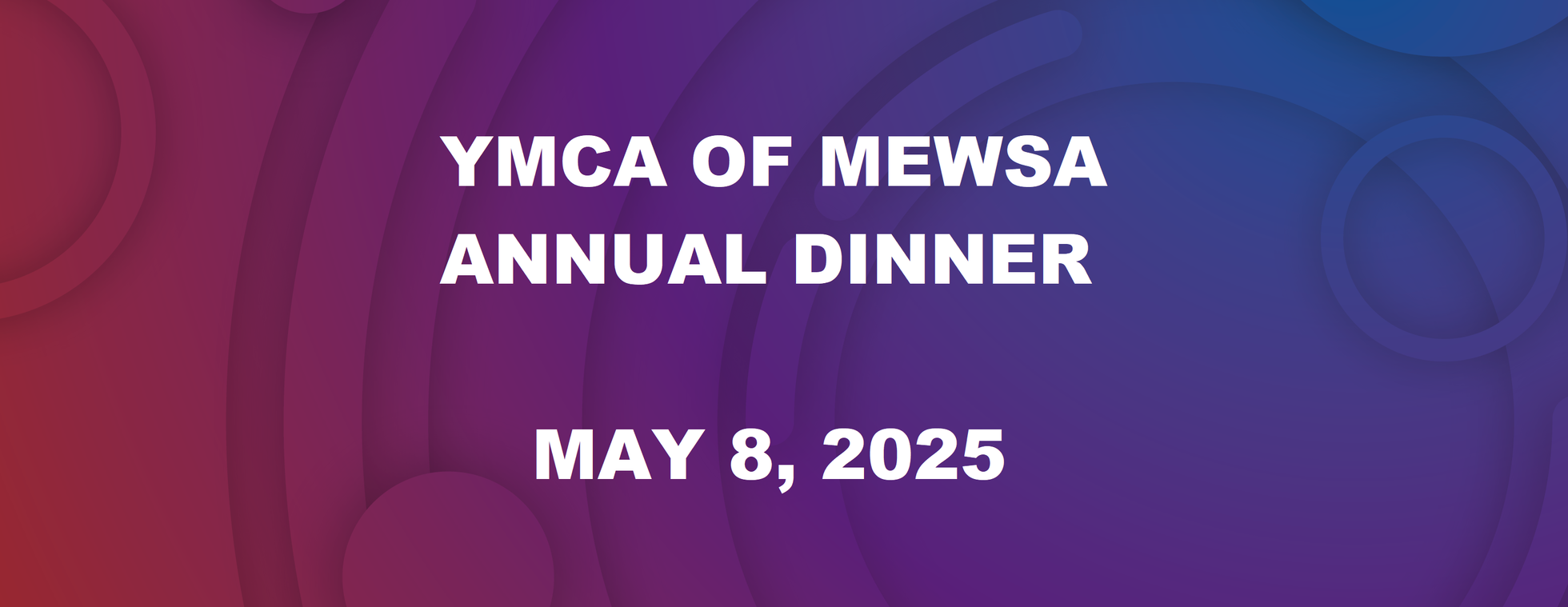 YMCA Annual Dinner